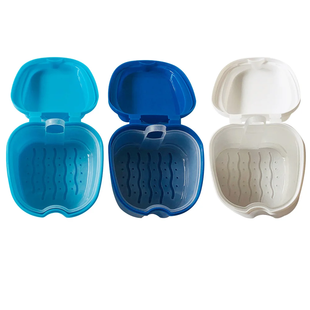 

Case Denture Box Retainer False Teeth Guard Mouth Container Holder Storage Portable Bathcleaning Soak Dentures Cup Cases