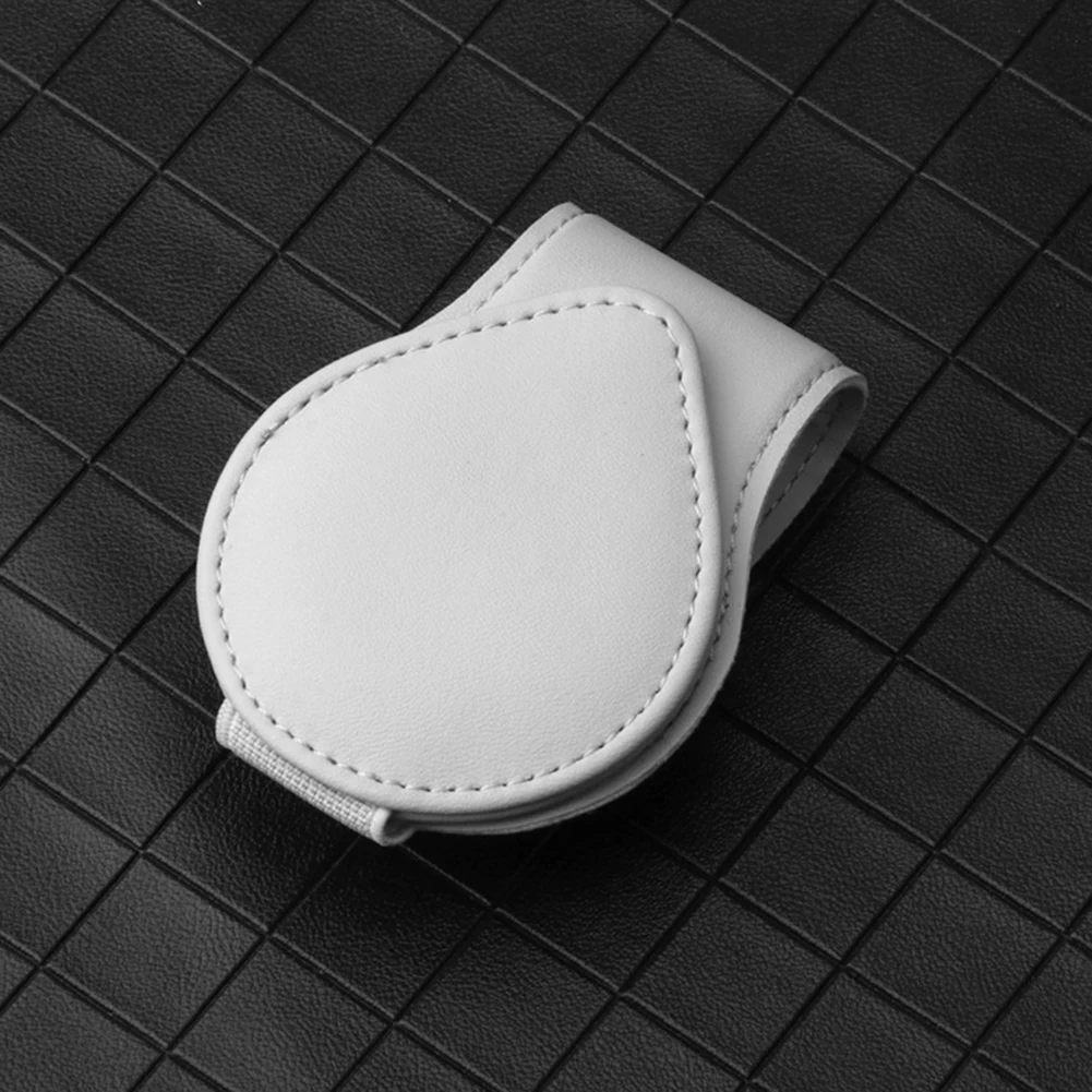 

Durable Sunglass Holder Sun Visor Card PU Leather Replacement Storage Case Sun Visor Two-in-one 1Pieces Accessories