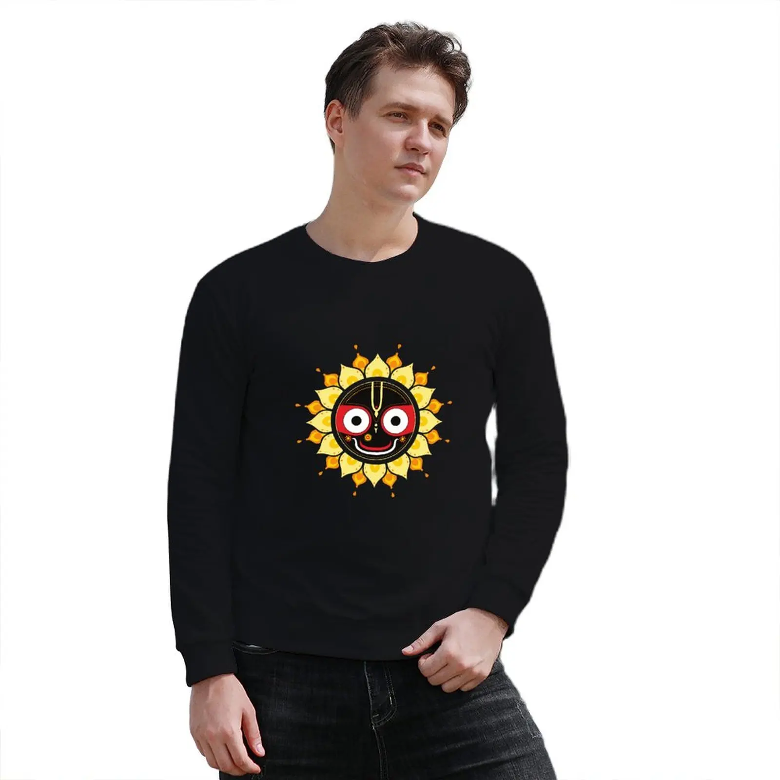 Jagannath Art пуловер с капюшоном аниме одежда мужские толстовки