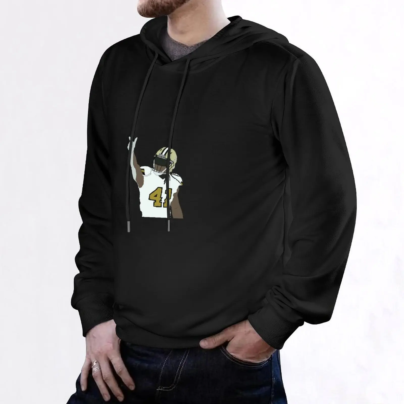 Alvin kamara пуловер с капюшоном модная мужская толстовка в стиле аниме