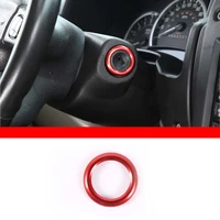 for 2003 07 hummer h2 aluminum alloy redsilver car styling car ignition key lock lock ring trim cover car interior accessories