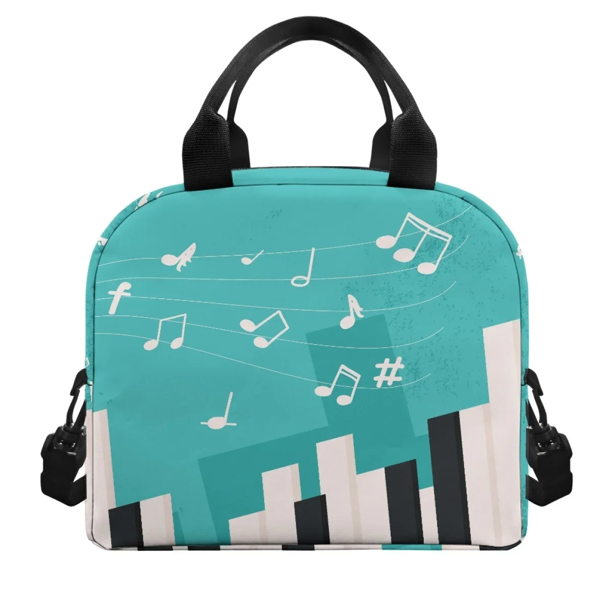 FORUDESIGNS Piano Key Music Design Термальный детский школьный ланч-бокс с несколькими
