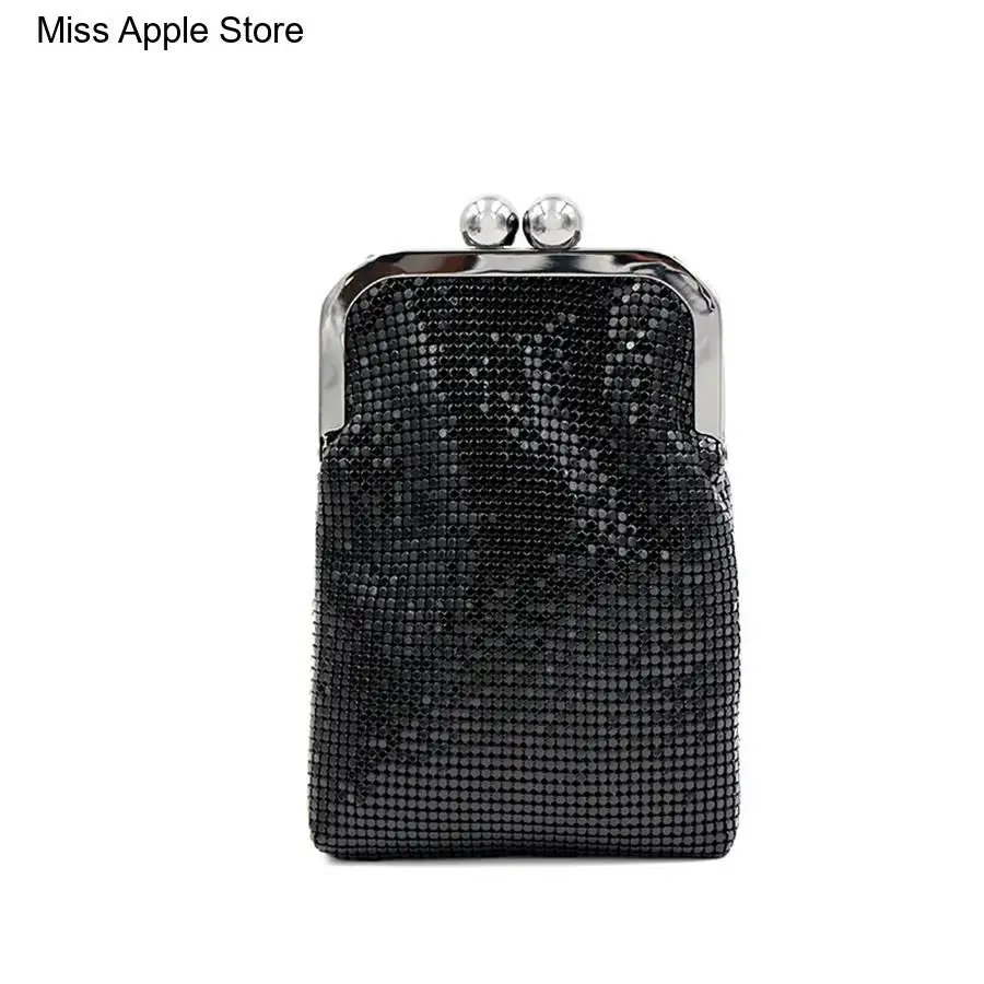 Ladies Dinner Party Purse Shoulder Bags Bolsa Fashion Women Small Crossbody Bag Handbag Clips Phone Packet Female Clutch Wallet