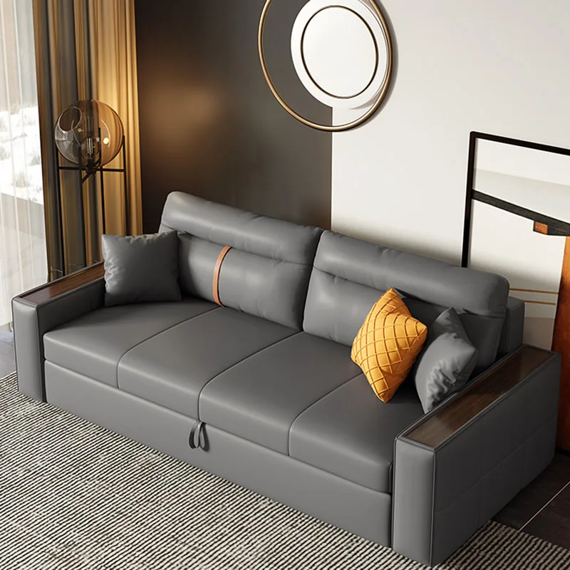 

High Back Modern Sofa Relax Double Comfortable Floor Chaise Lounge Sofa Lazy Leather Nordic Salon Meuble Living Room Furniture