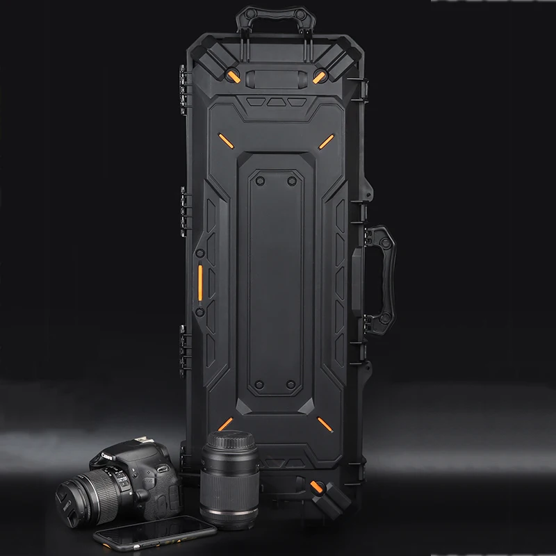 

43 Inch Rifle Shotgun Cases Military Tactical Hard Gun Case for Ammunition, Firearm Storage Accessory Airsoft Large Box