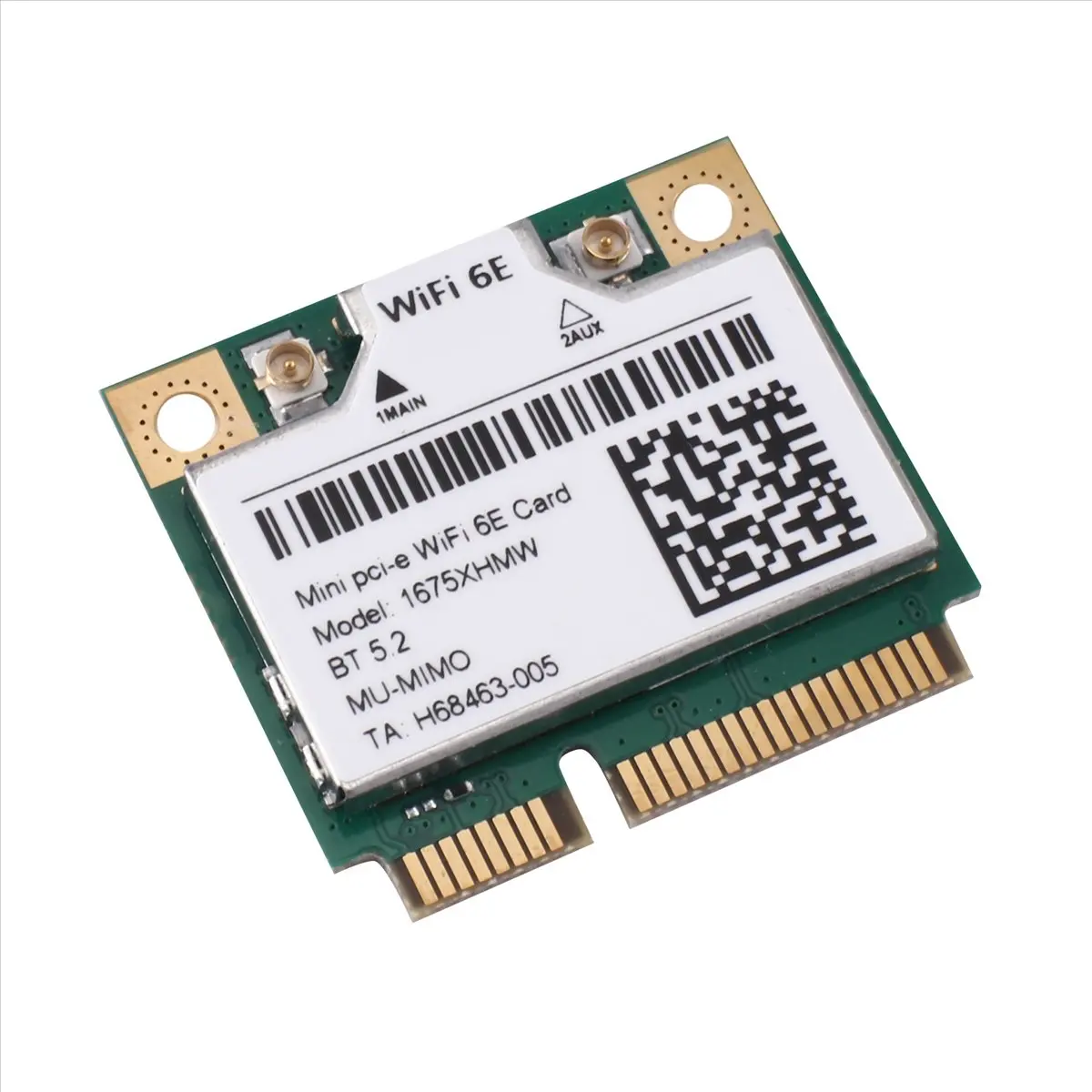 Фото 【A01R~】 1675X 1675XHMW AX210 WiFi-карта WiFi 6E 802.11AX 2.4G 5G 6G 5374 Мбит/с Bluetooth 5.2 Mini Pcie WiFi-сетевая карта №3