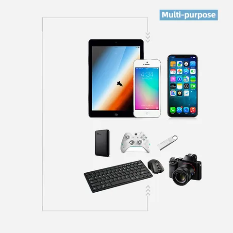 Адаптер Lightning/USB A/OTG для IPhone, устройство для зарядки клавиатуры, мыши, U-диска, камеры, конвертер данных для Iphone Otg