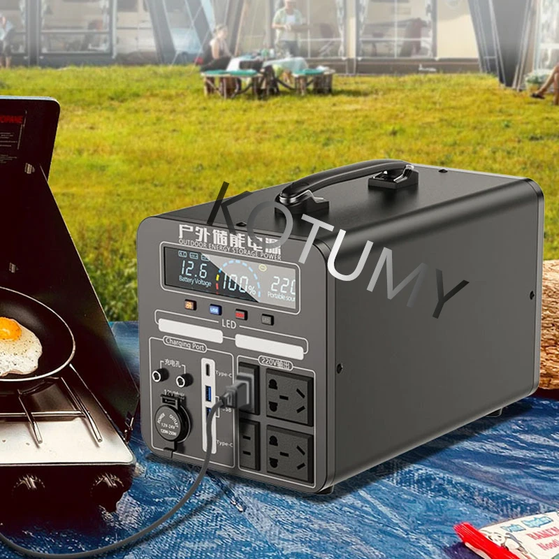 Мобильный аккумулятор для хранения энергии несколько розеток 1000 Вт наружный