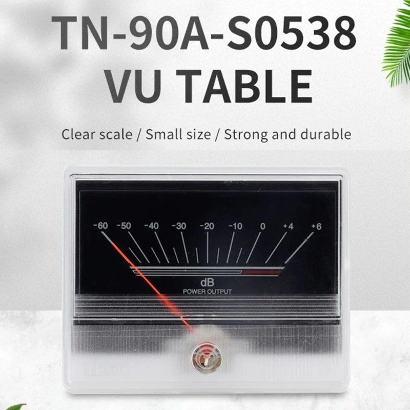 

VU Level Meter Stereo- Preamp Amplifier Board Indicator DB Preamp Audios Power Meter 0-500uA 650Ohm -60 ~ +6dB KXRE