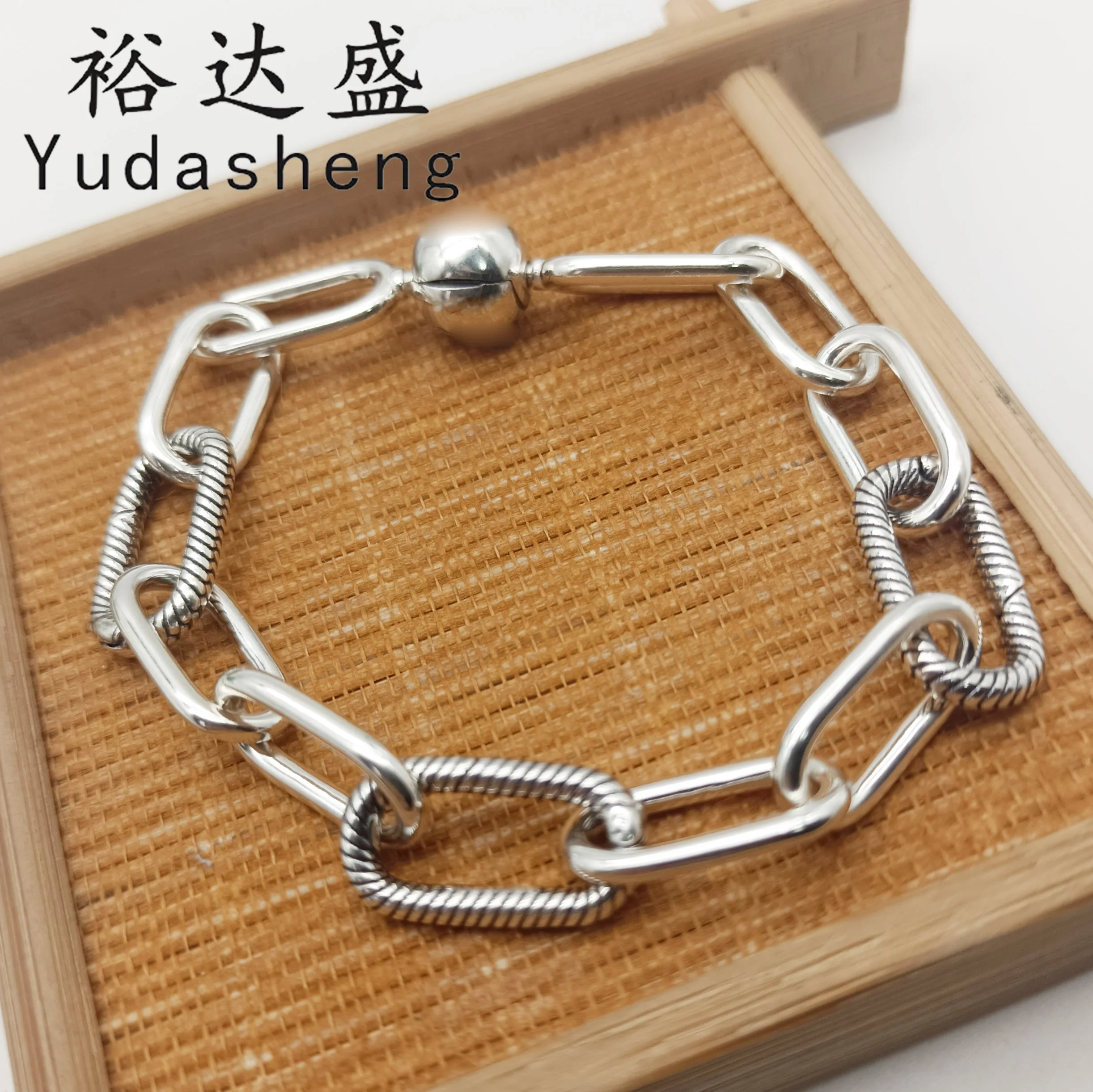 

Высококачественное ювелирное изделие, браслет из серебра, модный элегантный подарок на день Святого Валентина, Рождество, День матери