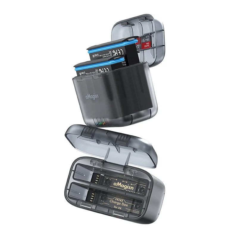 Магнитный флип-чехол для быстрой зарядки зарядное устройство с гнездами SD-карт