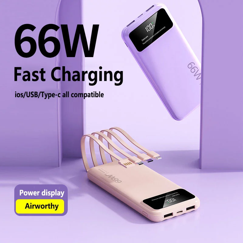 Xiaomi 20000mAh Fast Charging Power Bank Fast Charging Power Bank With 2.1a External Battery Pack For Smart Phone Power Bank Hot