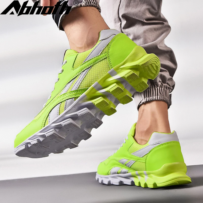 Abhoth Men Casual Shoes Mesh Lightweigth Breathable Comfortable Sneaker for Men Outdoor Walking Flat Men Shoes Zapatos De Hombre