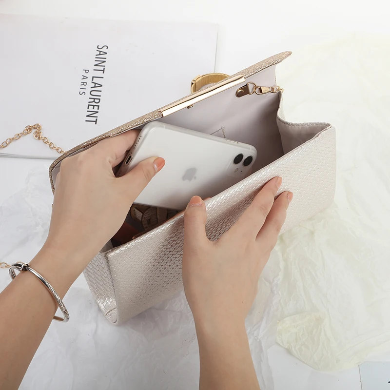 Роскошные Винтажные Золотые Шлепанцы С Блестками Блестящие Блестки На Плечо