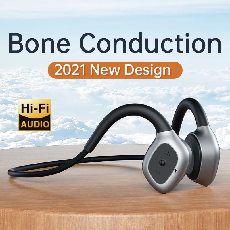 

For Xiaomi Sony Bone Conduction Earphone Wireless Headphone Bluetooth Stereo Headset Audio Music Mp3 Player with Microphone