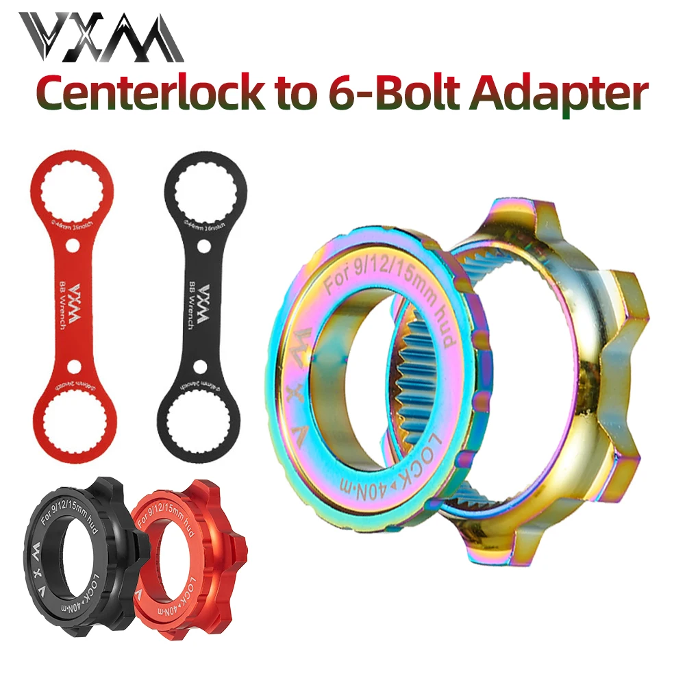 Преобразование центрального замка велосипедной ступицы VXM с гаечным ключом