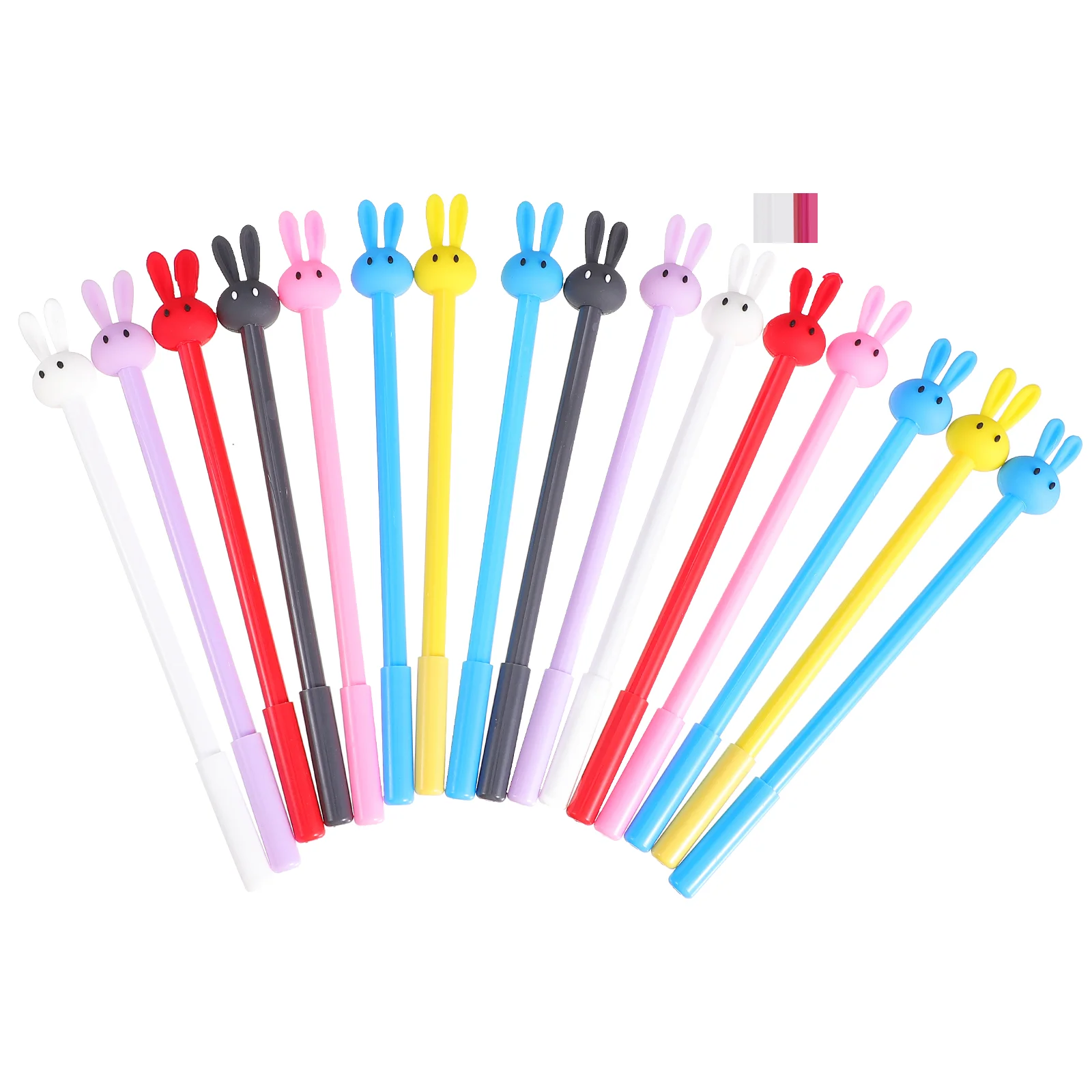 

16Pcs Office Lovely Writing Pens Student Writing Stationery Plastic Neutral Pens