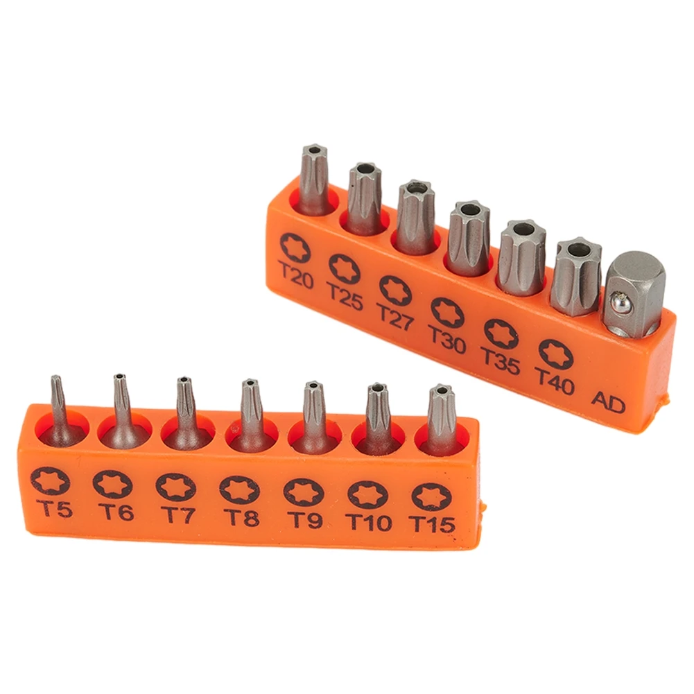 

14pcs/Set 25mm Torx Screwdriver Bits With Hole T5-T40 Electric Screw Driver Hex Shank Drill Bit For Power Household Hand Tools