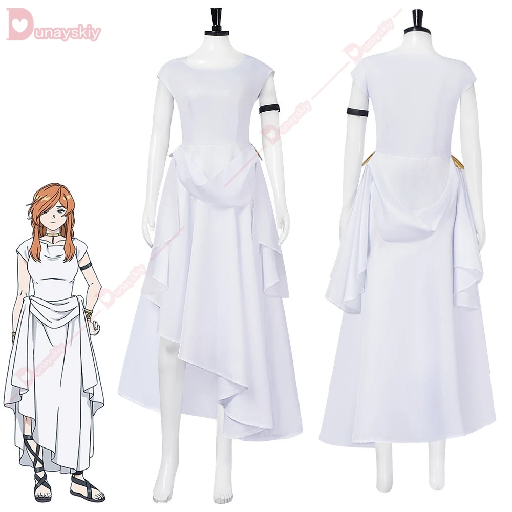 Аниме Frieren Beyond Journey's End Flamme Косплей Костюм Платье Парик Серьги Mage Униформа Mentor of