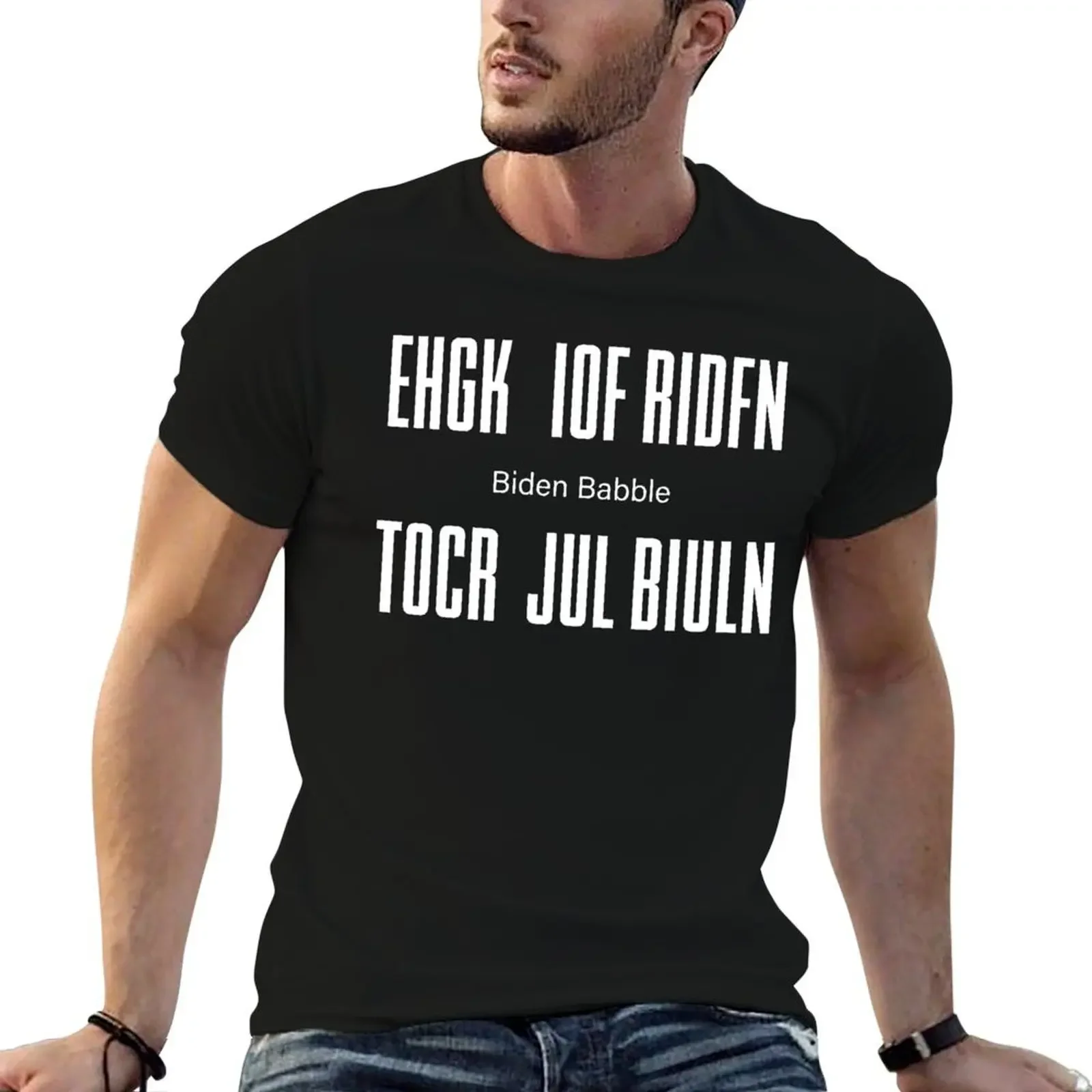 ehgk iof ridfn tocr jul biuln Байден Бабл футболка больших размеров спортивные фанаты