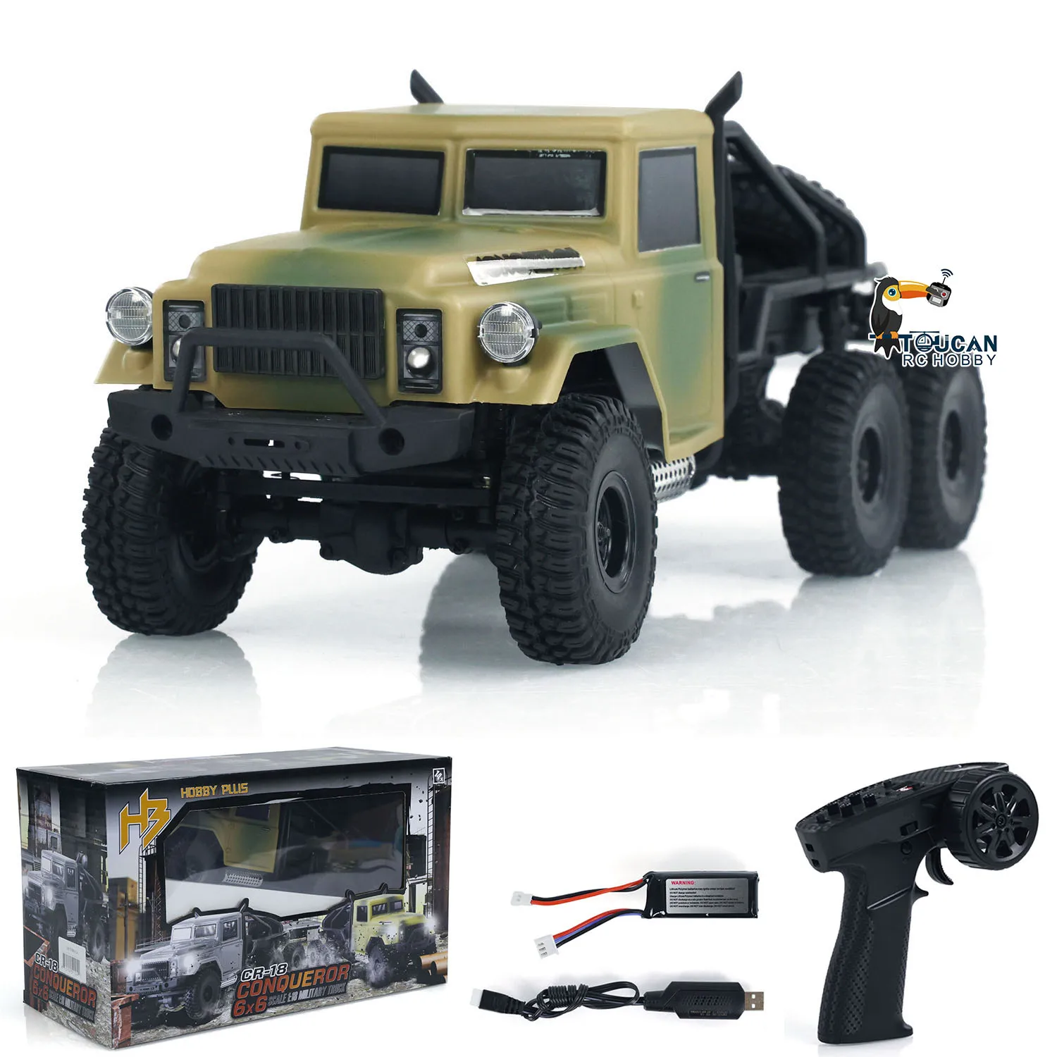 Мини-гусеничный автомобиль HB RTR 1/18 RC 6x6 с дистанционным управлением