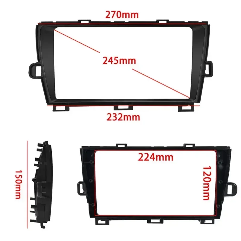 Автомагнитола 9 дюймов 4 + 64 ГБ Android 13 GPS FM для Toyota Prius 2009-2013