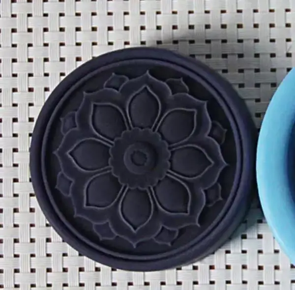 Силиконовая форма для мыла эфирного масла круглые формы в форме цветка ручная