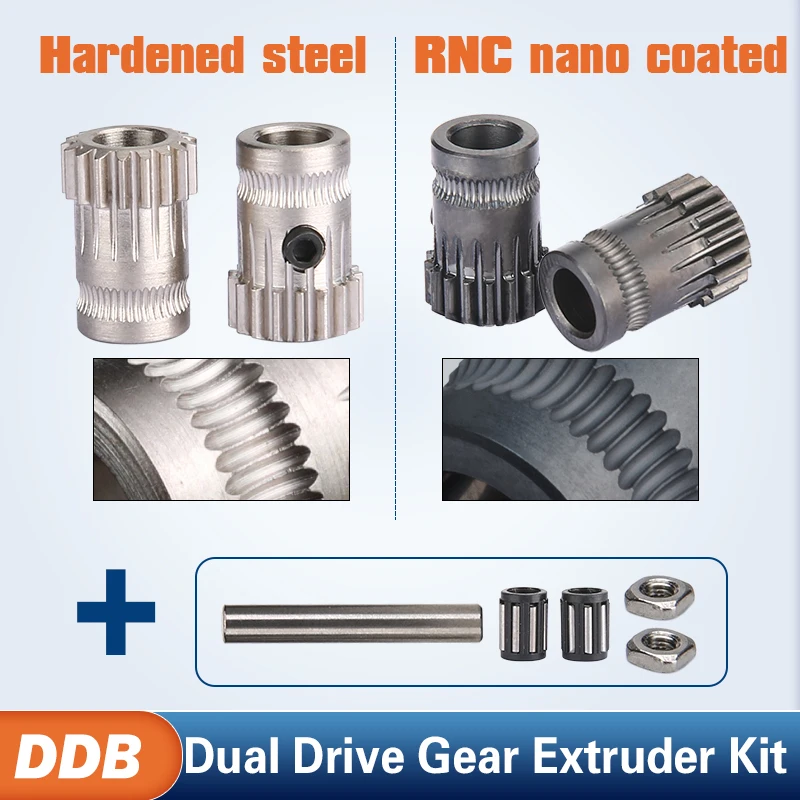 

Комплект приводной передачи с двойным приводом, комплект экструдера, клонированный Btech upgrade для экструдера для Prusa i3 3d передаточный механизм принтера Mini Bowden extruder