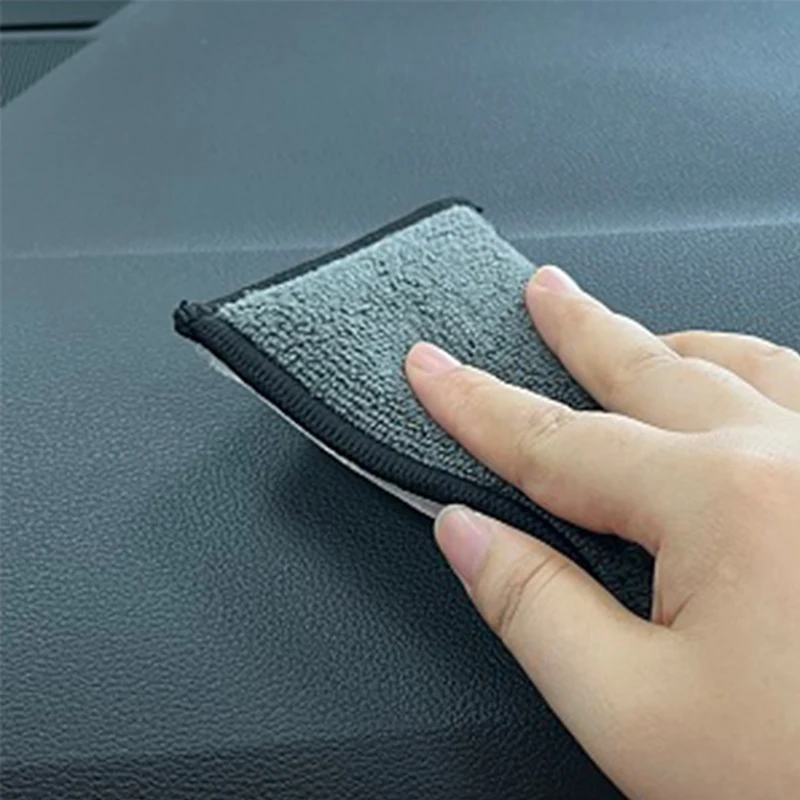 

Auto Detailing Fleece Scrubbing Sponge for Plastic Leather Car Detailing Cleaning Microfiber Towel Car Cleaning Tools 1/2/4Pcs