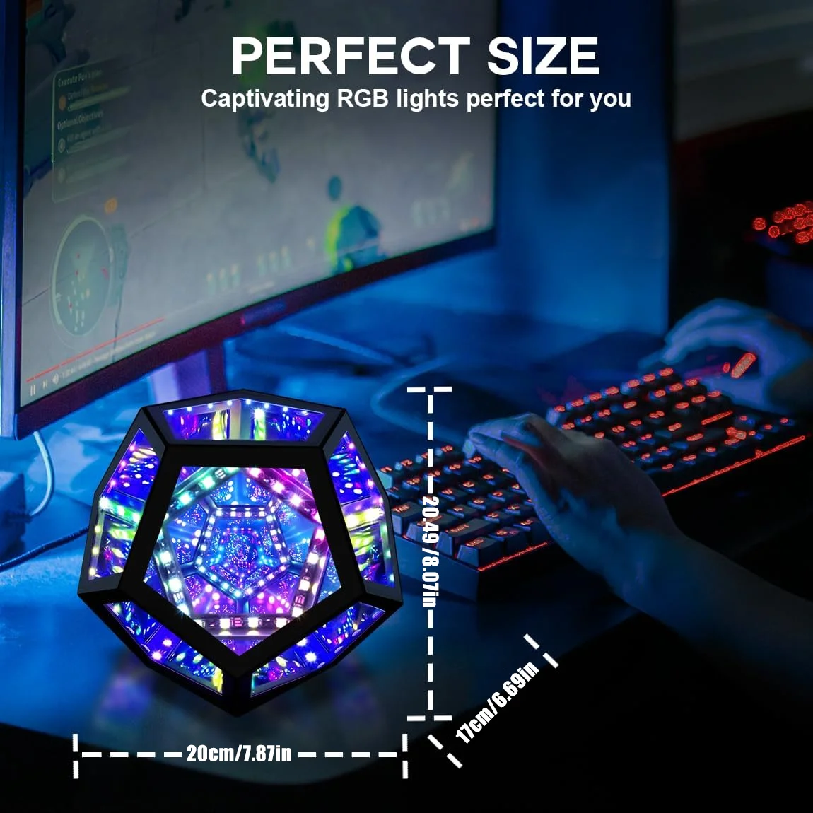 

RGB Музыкальный ночник Бесконечность