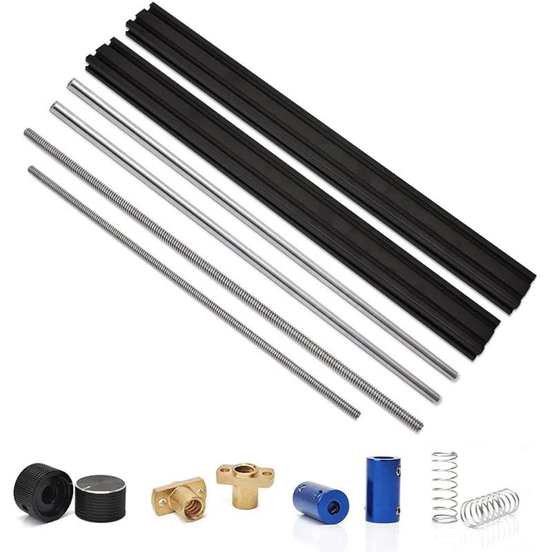 

3018 XY-Axis Extension Kit,Conversion Kit To Expand The 3018To 3040,Rigid Couplings,Compatible 3018 CNC Milling Machines