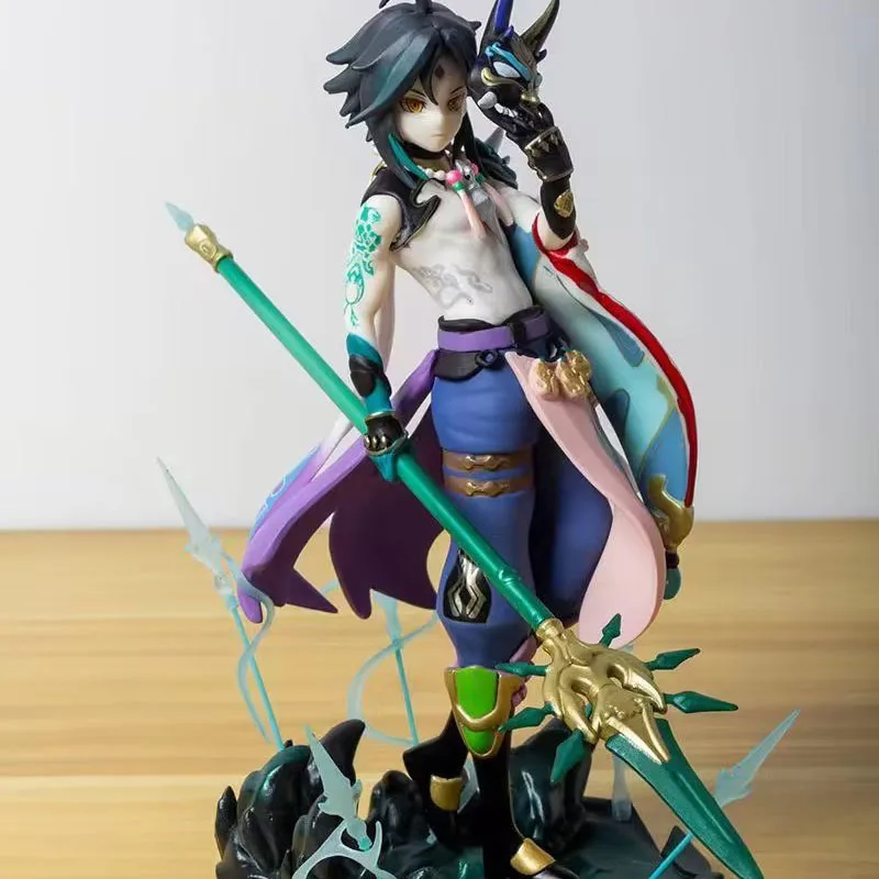

Genshin Impact Game Peripheral Elf Protector Of The Night Fork Luminous Jinpeng Generals Game Peripheral Model Hand-me-down