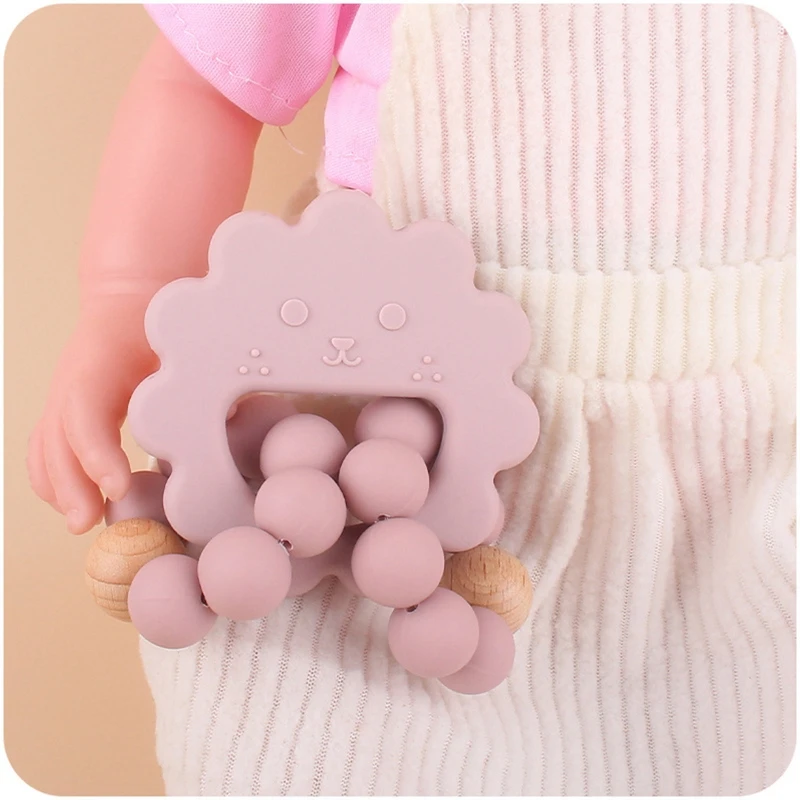 

Baby Silicone Teethers Rodent Teething Ring Toddler Newborn Molar Pain Soothing Teething Toy Natural Stop Sucking Dropshipping