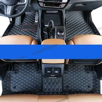 leather car floor mat for bmw x3 g01 2018 2019 2020 2021 2022 2023 g02 x4 accessories interior carpet covers auto m sport