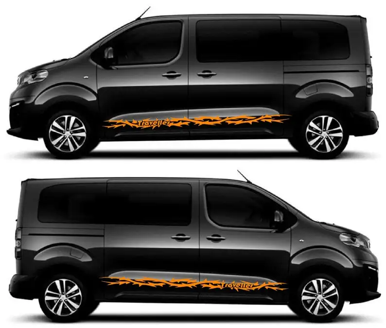

Sport Sticker Decal Side Door Stripes Compatible with Traveller