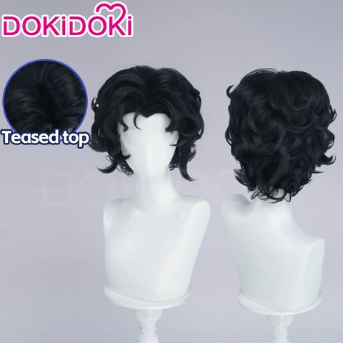 Косплей парик Пьеро, белый, синтетический