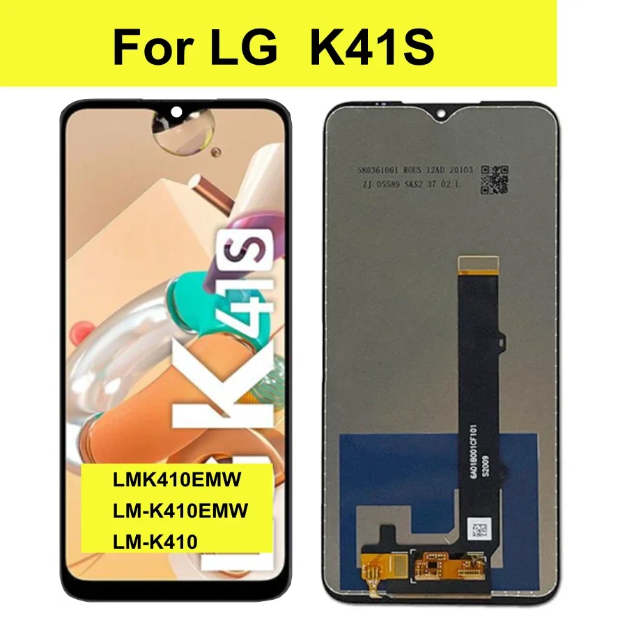 6 55 &quotдля LG K41S ЖК-дисплей с цифровым преобразователем сенсорного экрана в сборе