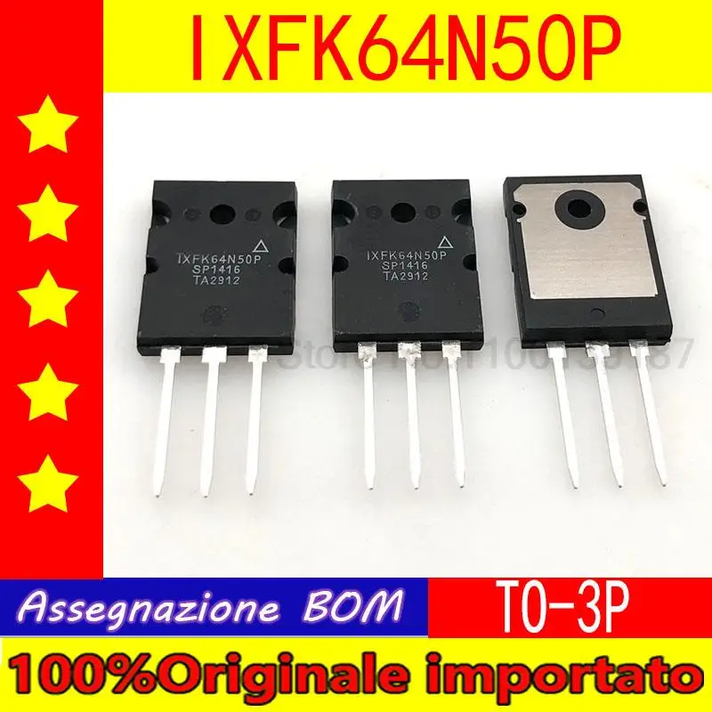 10 шт./лот IXFK64N50P IXFK64N50 MOS FET 64A/500V N канал TO-264 силовая трубка