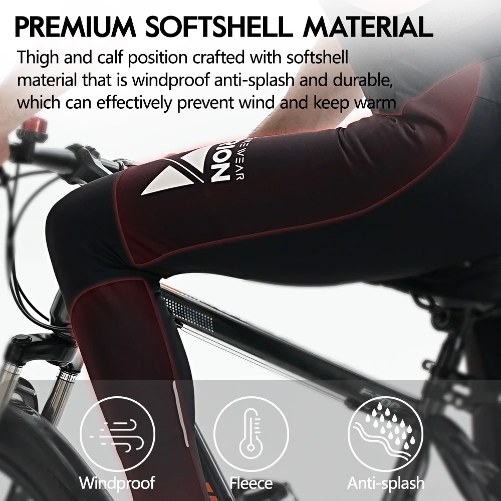RION зимние велосипедные длинные брюки-комбинезоны для мужчин и женщин колготки MTB