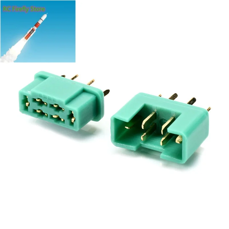 

6 Pin 40A MPX Male Female Connectors Plug Gold Plated RC Aeromodelling Field Accessories Parts