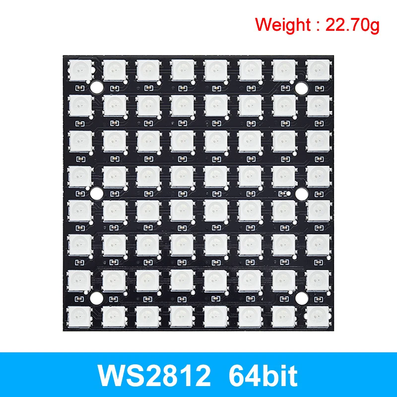 

Светодиодная матрица WS2812B 8x8