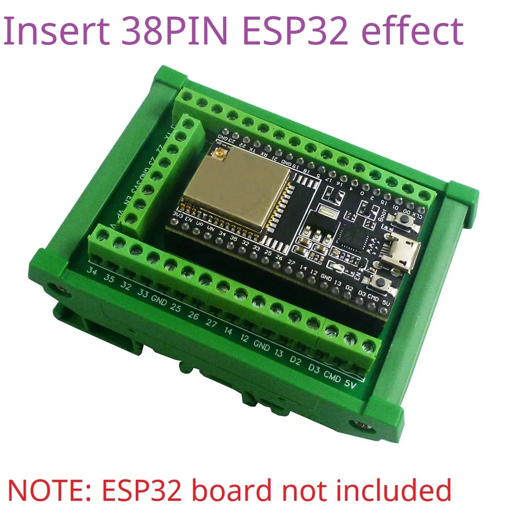 Плата расширения для монтажа на Din-рейку 30PIN 38PIN ESP32 умного дома