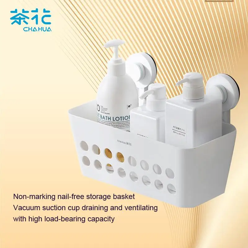 

Innovative Camellia Bathroom Shelf, Convenient Toothbrush Cup Holder, Convenient Experience, No Drilling Required