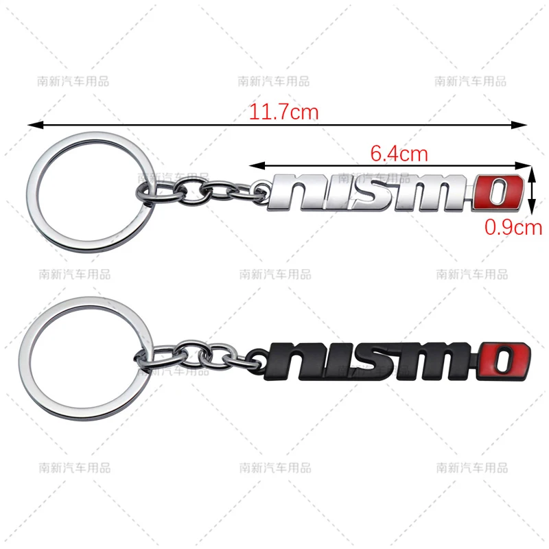 

Car Keyring Keychain Key Chain Key Ring For Nissan Nismo Almera Juke Qashqai Tiida X Trail Note Teana 350Z 370Z Styling Pendant