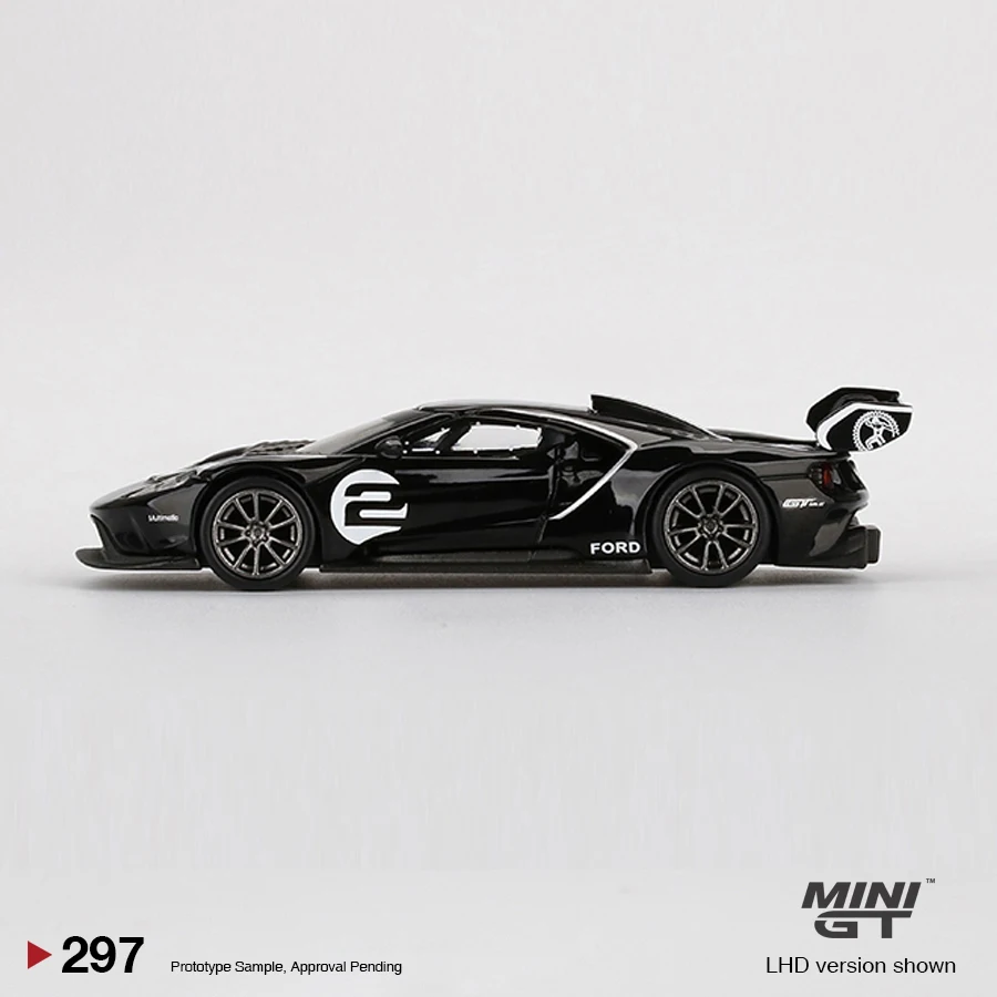 Mini GT 1:64 Model Car MK II #006 Alloy Die-cast Vehicle #297 LHD Shadow Black | Railed/Motor/Cars/Bicycles