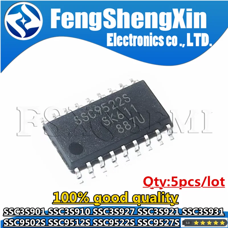 Чипы SSC3S901 SSC3S910 SSC3S927 SSC3S921 SSC3S931 SSC9502S SSC9512S SSC9522S SSC9527S, 5 шт.