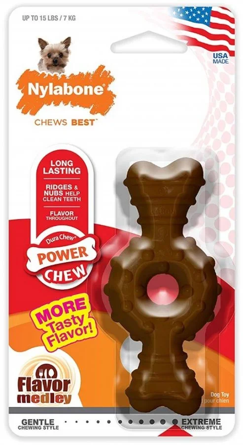 

Nylabone Dura Chew Power Chew Flavor Medley Textured Ring Bone
