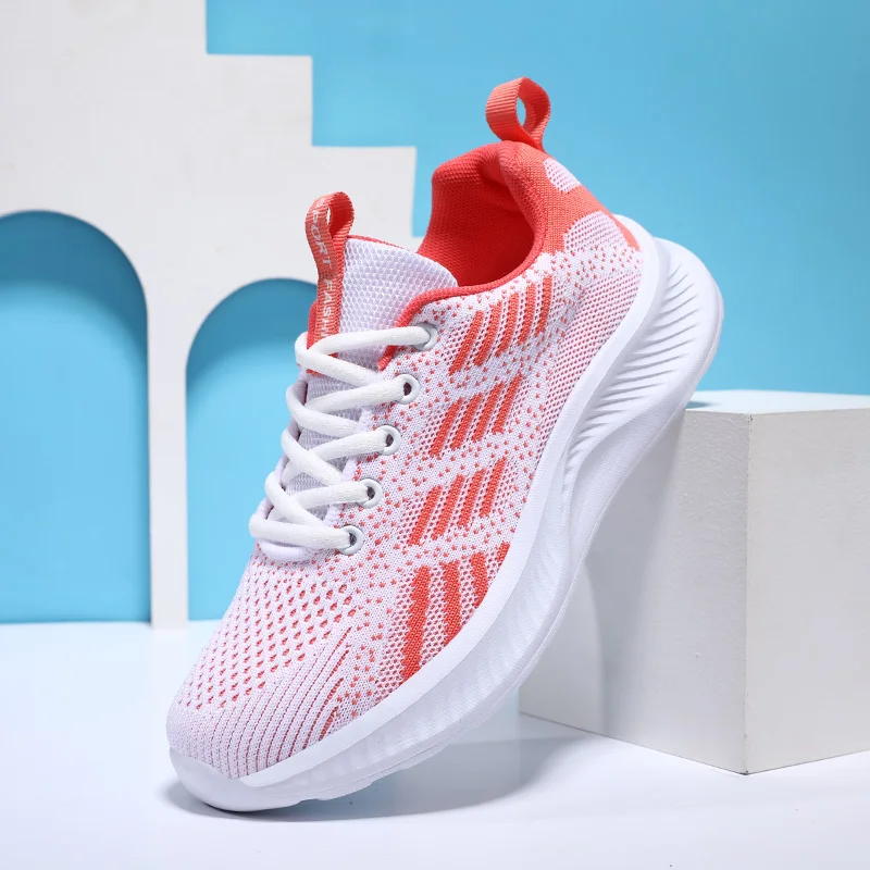 Women's Tennis Shoes High Qulity Sports Shoes for Women Knitted Breathable Casual Jogging Sneakers