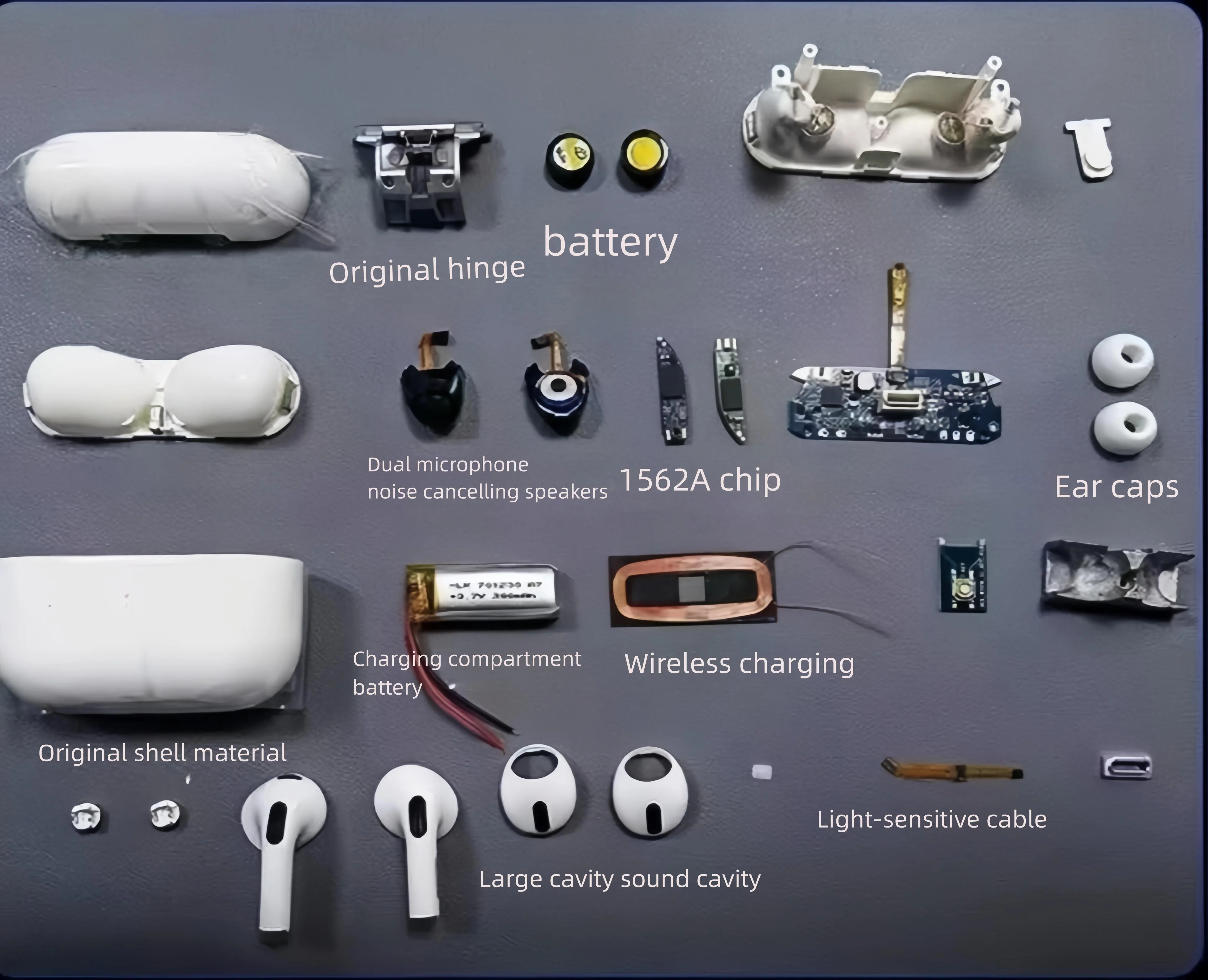 

DIXSG With Noise Air Cancelling 3 Pro Airoha 1562 ANC Bluetooth Earphone Wireless ChargingHeadphones Pods AP2 AP3 Earbuds