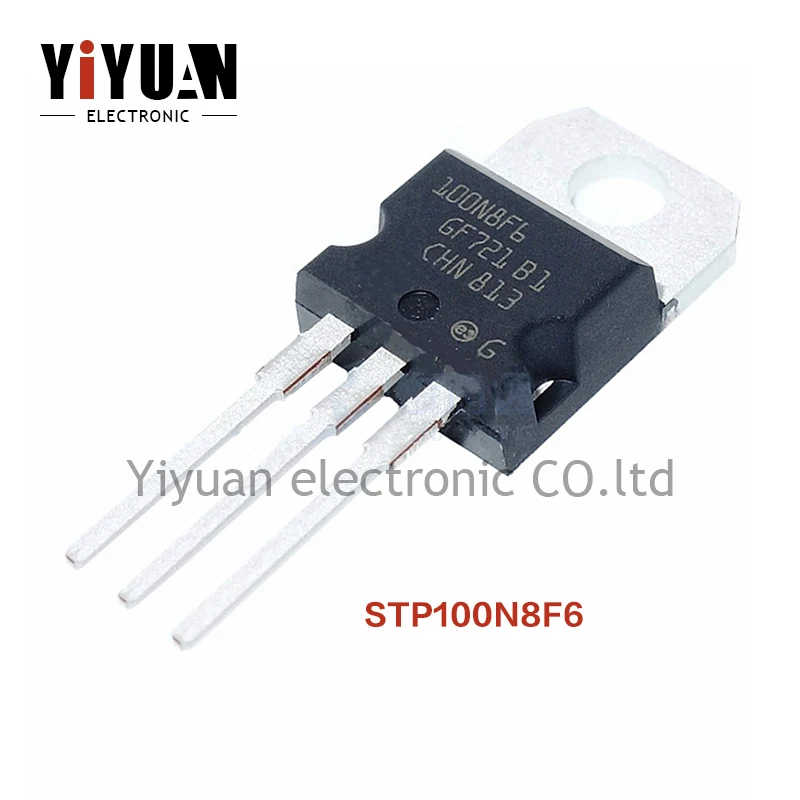 

10PCS NEW STP100N8F6 100N8F6 TO-220 80V 100A MOS Field-effect transistor
